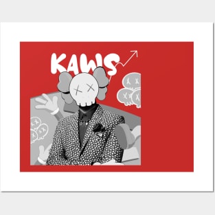 kaws fake Posters and Art